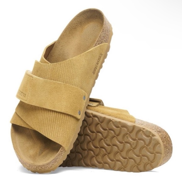 Birkenstock Shoes - Birkenstock Kyoto Suede Embossed Sandals